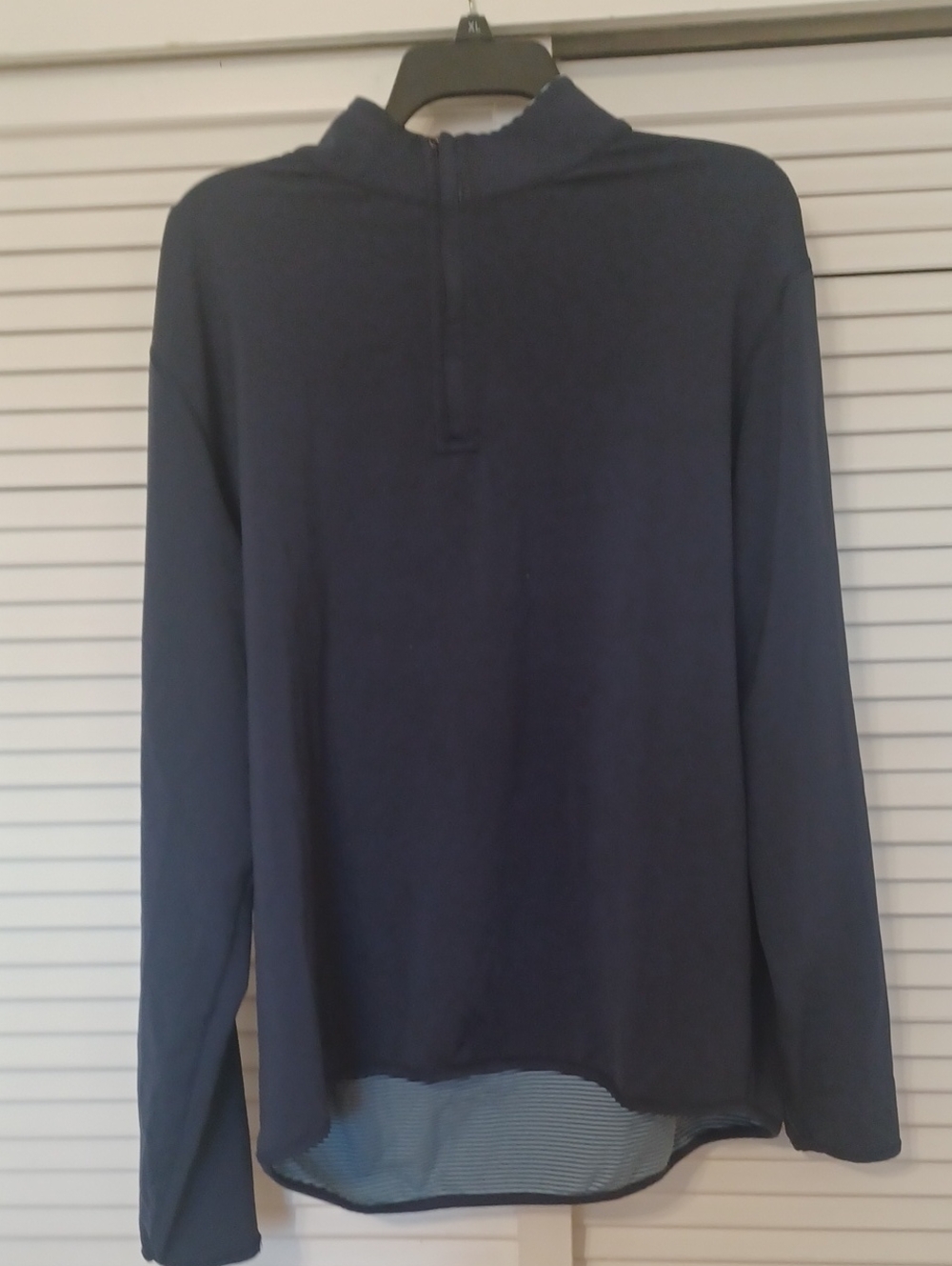 Peter Millard Mens CROWN SEAL LOGO PATH Performance Quarter Zip Shirt Black Golf - Picture 5 of 5